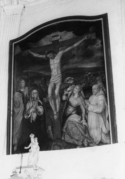 tableau : crucifixion avec un donateur (la) - © Ministère de la Culture (France), Médiathèque du patrimoine et de la photographie (objets mobiliers), tous droits réservés