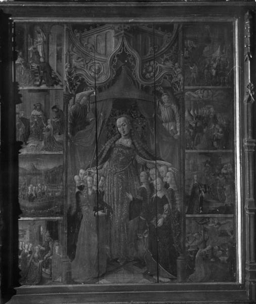 tableau : légende de sainte Ursule et des onze mille Vierges (la)