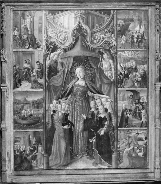 tableau : légende de sainte Ursule et des onze mille Vierges (la)