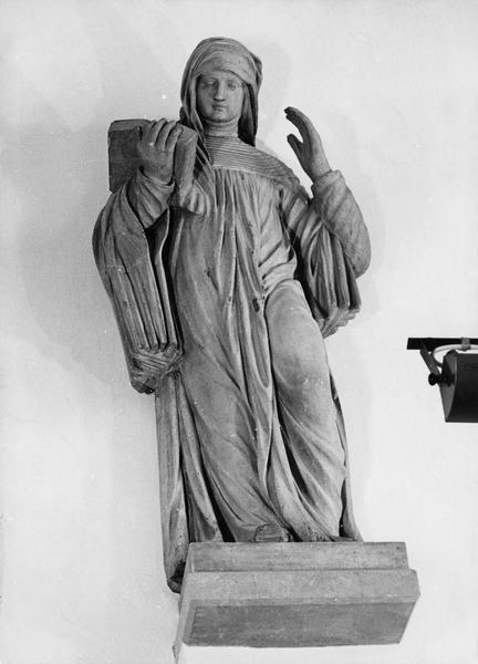 statue : sainte Scholastique - © Ministère de la Culture (France), Médiathèque du patrimoine et de la photographie (objets mobiliers), tous droits réservés