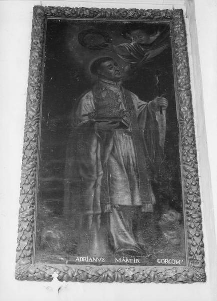 tableau et son cadre : saint Adrien martyr - © Ministère de la Culture (France), Médiathèque du patrimoine et de la photographie (objets mobiliers), tous droits réservés