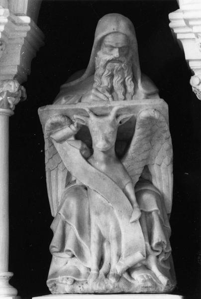 statue : Evangéliste (saint Luc)