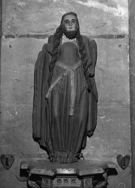 statue (statuette) : sainte Vilgeforte