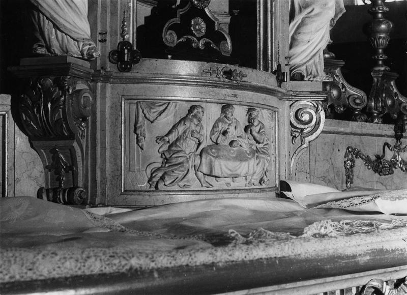 Tabernacle tournant, gradins d'autel