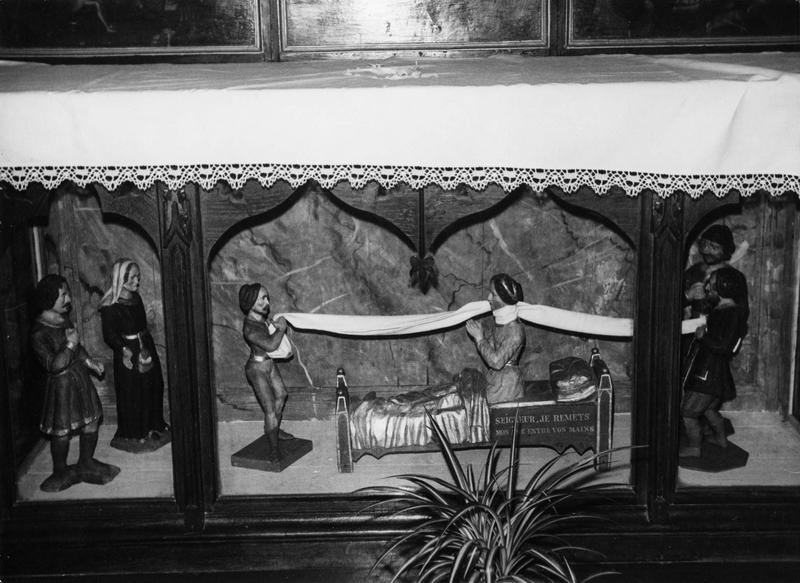 ensemble de statuettes : strangulation de sainte Godeleine (la) - © Ministère de la Culture (France), Médiathèque du patrimoine et de la photographie (objets mobiliers), tous droits réservés