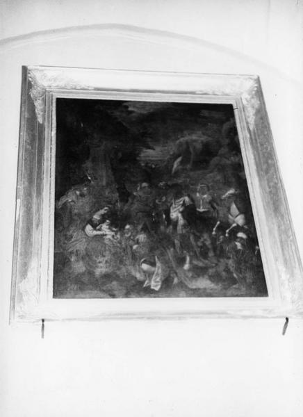 tableau, cadre : adoration des mages (l') - © Ministère de la Culture (France), Médiathèque du patrimoine et de la photographie (objets mobiliers), tous droits réservés
