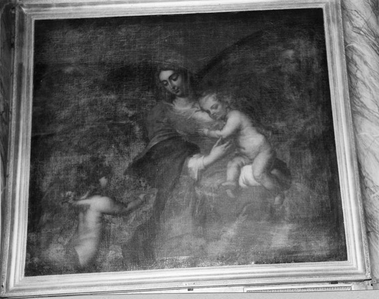 tableau : sainte famille et un angelot (la)