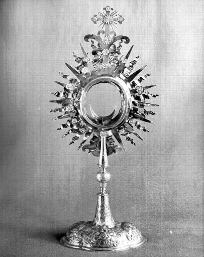 Petit ostensoir en argent et vermeil (revers)
