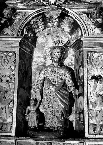 Retable de saint Joseph, en bois sculpté peint et doré : Statue de saint Joseph - © Ministère de la Culture (France), Médiathèque du patrimoine et de la photographie, diffusion RMN-GP