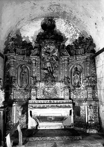 Retable de saint Michel, en bois sculpté peint et doré (ensemble) - © Ministère de la Culture (France), Médiathèque du patrimoine et de la photographie, diffusion RMN-GP