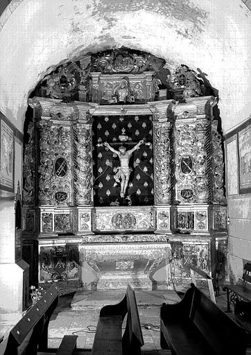 Retable du Christ, en bois sculpté et doré - © Ministère de la Culture (France), Médiathèque du patrimoine et de la photographie, diffusion RMN-GP