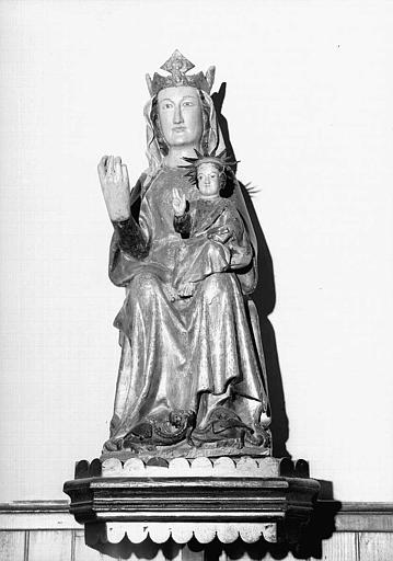 Statue en bois peint et doré de la Vierge à l'Enfant - © Ministère de la Culture (France), Médiathèque du patrimoine et de la photographie, diffusion RMN-GP