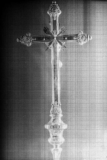 Croix processionnelle en argent (revers)