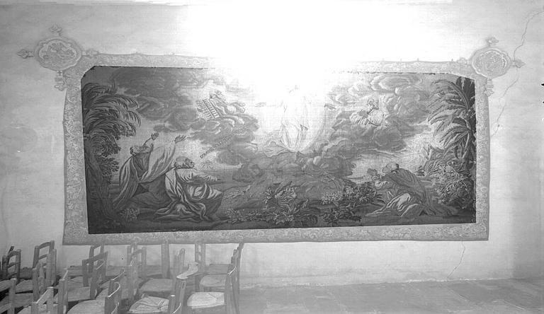 Tapisserie d'Aubusson en laine : Transfiguration