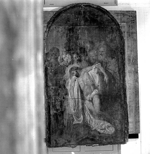 Peinture sur toile : Descente de croix