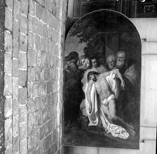 Peinture sur toile : Descente de croix
