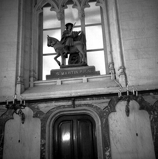 Statue équestre en bois de la Charité de saint Martin - © Ministère de la Culture (France), Médiathèque du patrimoine et de la photographie, diffusion RMN-GP