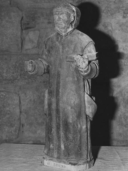 statue : saint Bruno, vue générale