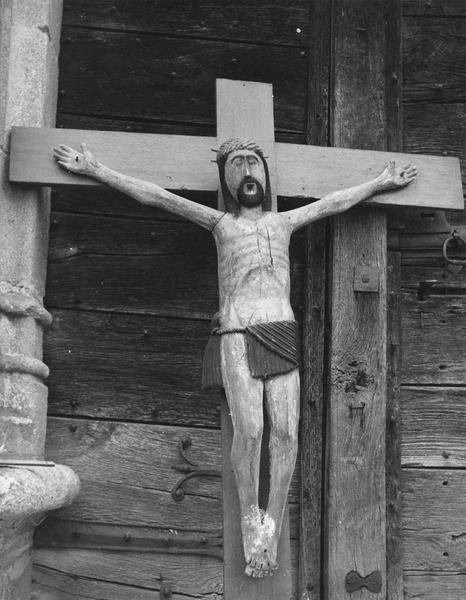 statue : Christ en croix, vue générale - © Ministère de la Culture (France), Médiathèque du patrimoine et de la photographie (objets mobiliers), tous droits réservés