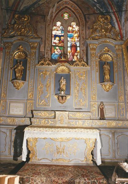 Retable, autel de la Vierge