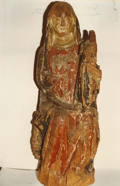 groupe sculpté : sainte Anne et la Vierge, vue générale