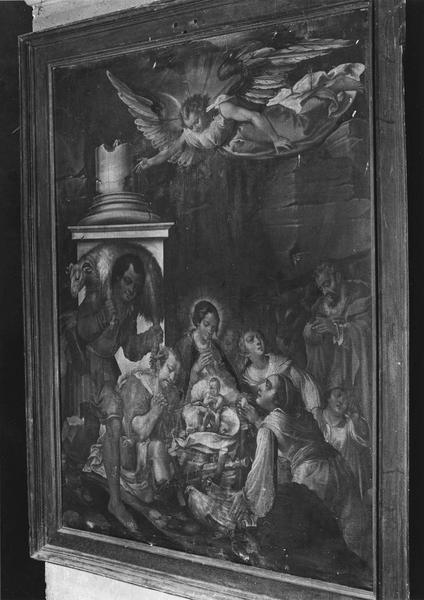 tableau : adoration des bergers (l'), vue générale