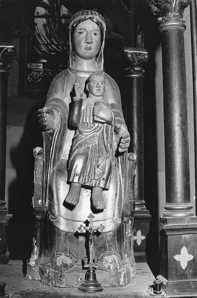 statue : Vierge en majesté, vue générale