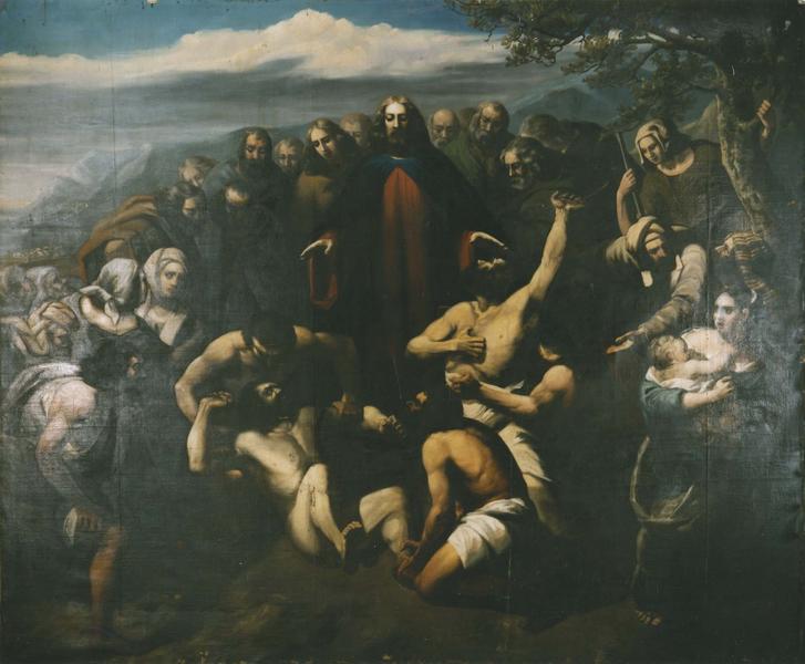 Tableau : Jésus guérissant les possédés