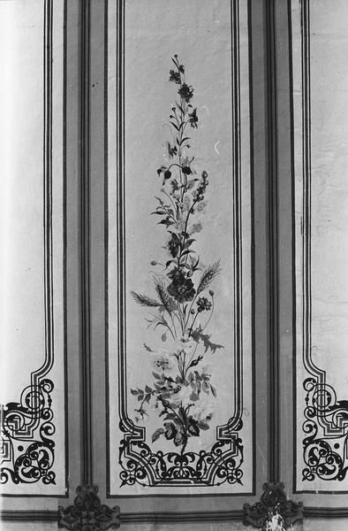 revêtement mural (papier peint), vue partielle