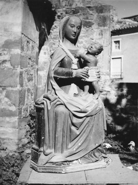 statue-reliquaire : Vierge à l'Enfant assise, vue générale - © Ministère de la Culture (France), Médiathèque du patrimoine et de la photographie (objets mobiliers), tous droits réservés