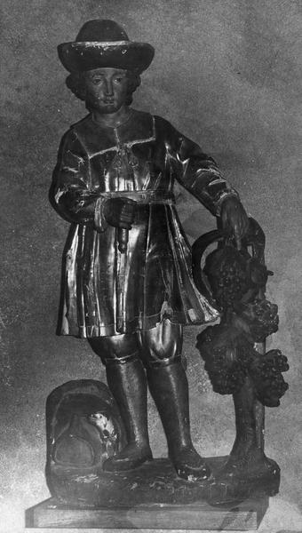 statue : saint Verny, vue générale - © Ministère de la Culture (France), Médiathèque du patrimoine et de la photographie (objets mobiliers), tous droits réservés