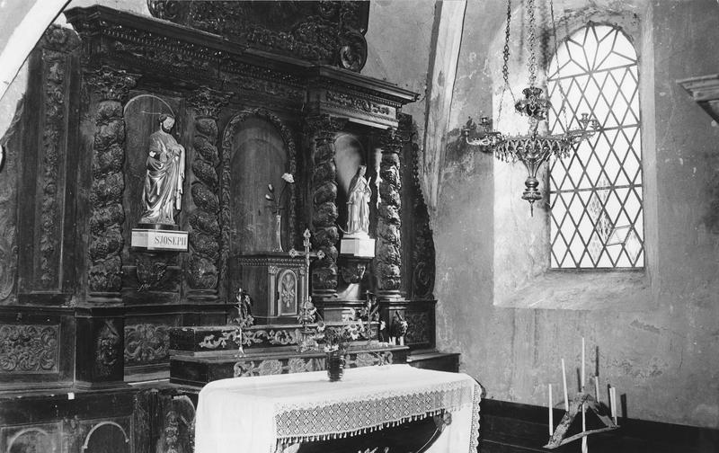 autel, tabernacle, retable (chapelle sud), vue partielle - © Ministère de la Culture (France), Médiathèque du patrimoine et de la photographie (objets mobiliers), tous droits réservés