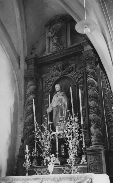 retable (chapelle nord), vue générale - © Ministère de la Culture (France), Médiathèque du patrimoine et de la photographie (objets mobiliers), tous droits réservés