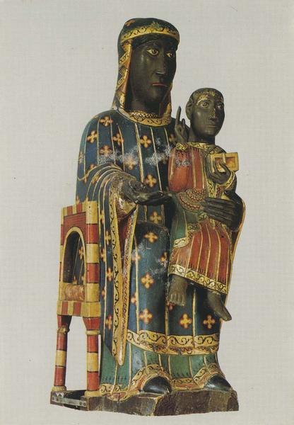 statue : Vierge en majesté, vue générale