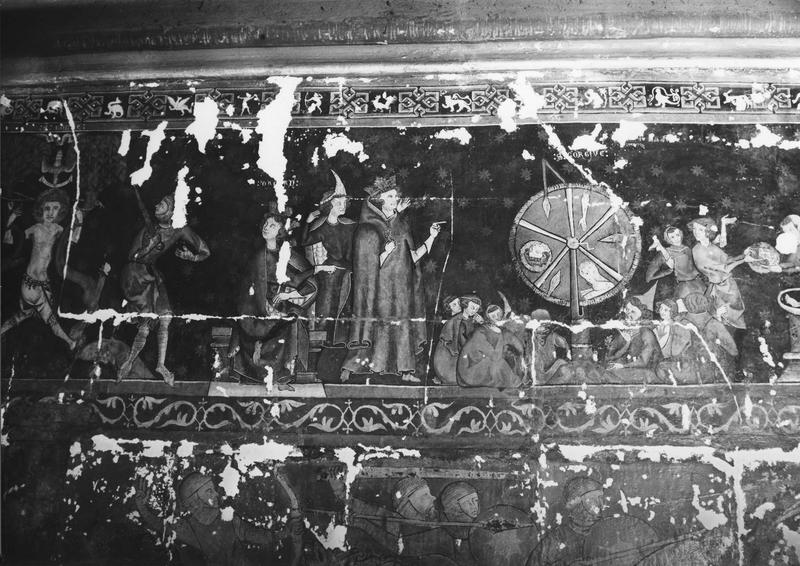 peintures monumentales de la chapelle du Rosaire : martyre de saint Georges (le), vue partielle