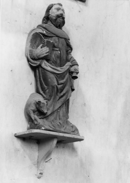 statue : saint Antoine, vue générale