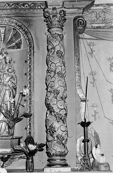 retable (chapelle du croisillon nord), vue partielle