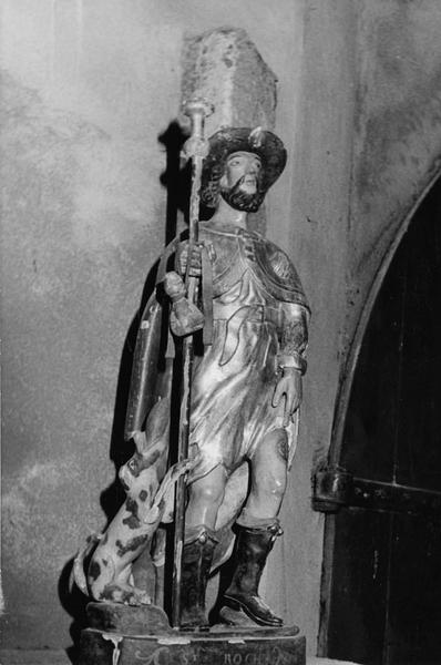 statue : saint Roch, vue générale