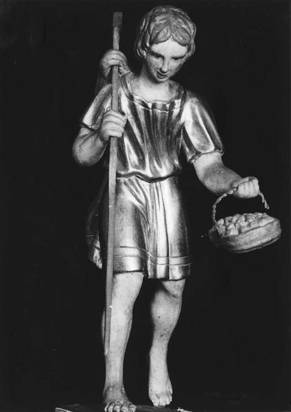 statue (statuette) : berger, vue générale