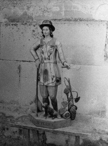 statue : saint Verny, vue générale - © Ministère de la Culture (France), Médiathèque du patrimoine et de la photographie (objets mobiliers), tous droits réservés