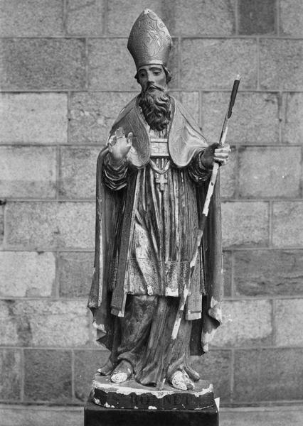 statue : saint Bonnet, vue générale - © Ministère de la Culture (France), Médiathèque du patrimoine et de la photographie (objets mobiliers), tous droits réservés