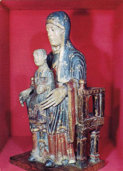 statue : Vierge en majesté dite Notre-Dame-du-Mont-Cornadore, vue générale