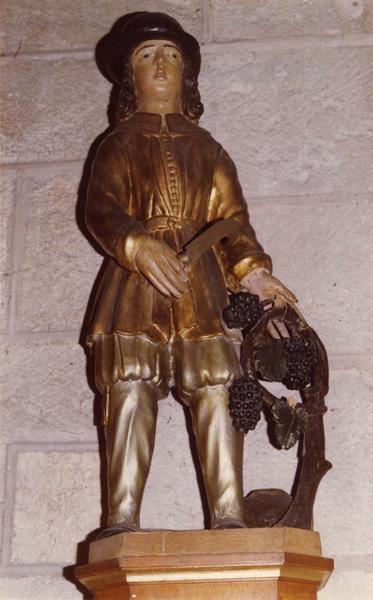 statue : saint Verny, vue générale - © Ministère de la Culture (France), Médiathèque du patrimoine et de la photographie (objets mobiliers), tous droits réservés