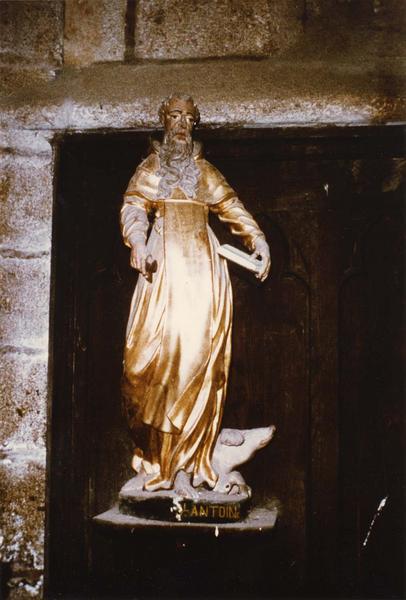 statue : saint Antoine, vue générale - © Ministère de la Culture (France), Médiathèque du patrimoine et de la photographie (objets mobiliers), tous droits réservés