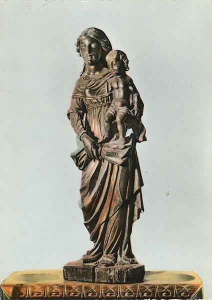 statue : Vierge à l'Enfant, vue générale - © Ministère de la Culture (France), Médiathèque du patrimoine et de la photographie (objets mobiliers), tous droits réservés