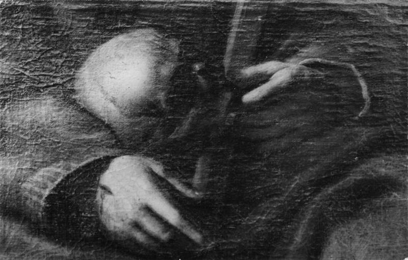 tableau : saint François-d'Assise aux stigmates, détail - © Ministère de la Culture (France), Médiathèque du patrimoine et de la photographie (objets mobiliers), tous droits réservés