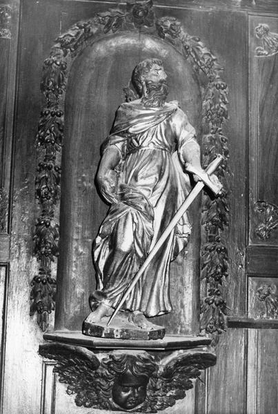 statue : saint Paul, vue générale
