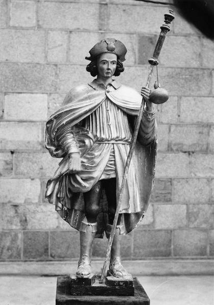 statue : saint Roch, vue générale - © Ministère de la Culture (France), Médiathèque du patrimoine et de la photographie (objets mobiliers), tous droits réservés