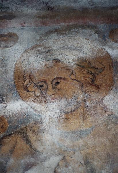 peintures monumentales de la chapelle ouest, détail