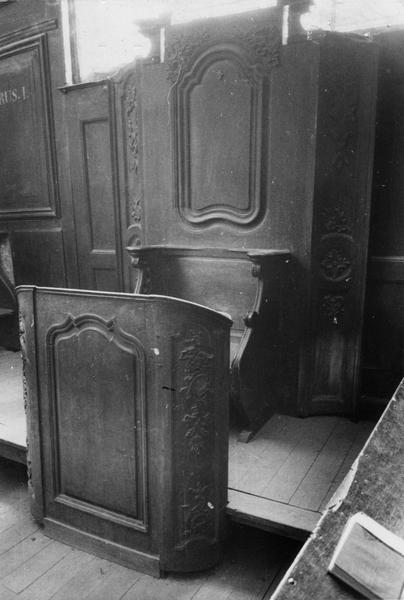 Stalles du recteur de la confrérie des Pénitents du saint sacrement, vue générale